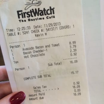 First Watch - Prices aren't bad at all! - American Near Me - Chantilly, Virginia First Watch - Prices aren't bad at all! - American Near Me - Chantilly, Virginia