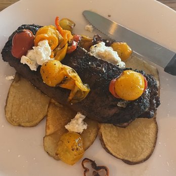 Chala's Wood Fire Grill - New York strip topped with Goat cheese - Mexican Near Me - Mesilla, New Mexico Chala's Wood Fire Grill - New York strip topped with Goat cheese - Mexican Near Me - Mesilla, New Mexico