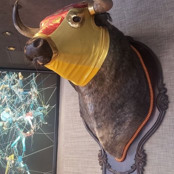 Jaleo - A bull to the left of the bathrooms - Spanish Near Me - Washington, DC, District of Columbia