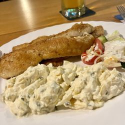 Cux-Pack Fischbörse - Goldbarsch mit Kartoffelsalat