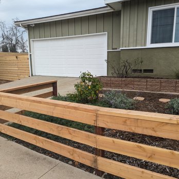 DCC Construction - Updated front yard fence and side fence and gate built by Dean and his crew - Masonry/Concrete Near Me - National City, California