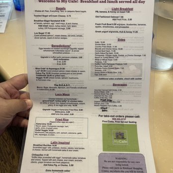 My Cafe - Menu - Breakfast & Brunch Near Me - Kapolei, Hawaii