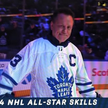 Toronto Maple Leafs - Doug Gilmour at the 2024 NHL all-star skills competition in Toronto - Professional Sports Teams Near Me - Toronto, Ontario