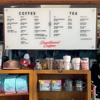 Steelhead Coffee - Menu & Merchandise - Coffee & Tea Near Me - Long Beach, California Steelhead Coffee - Menu & Merchandise - Coffee & Tea Near Me - Long Beach, California
