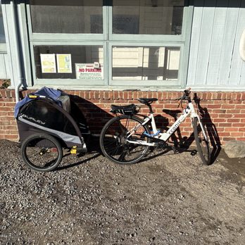 Vacation Bike Rentals - E bike and tot trailer - Bikes Near Me - Sausalito, California
