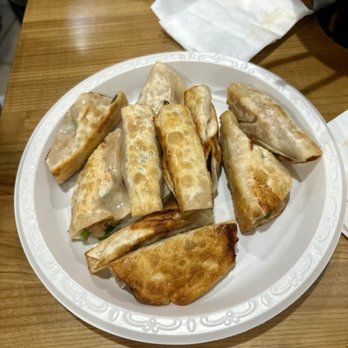 Super Taste - 102. Fried Pork and Chive Dumplings(10) - Chinese Near Me - New York, New York Super Taste - 102. Fried Pork and Chive Dumplings(10) - Chinese Near Me - New York, New York