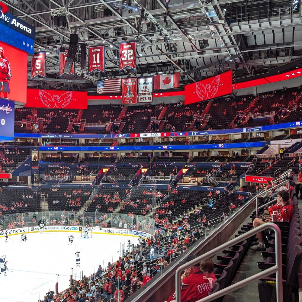 Capital One Arena - Before they dropped the puck - Stadiums & Arenas Near Me - Washington, DC, District of Columbia