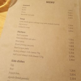 Cacué - menu - Portuguese Near Me - Lisbon, 11