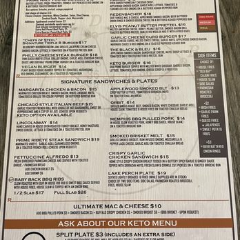 Radius - Menu - Burgers Near Me - Valparaiso, Indiana