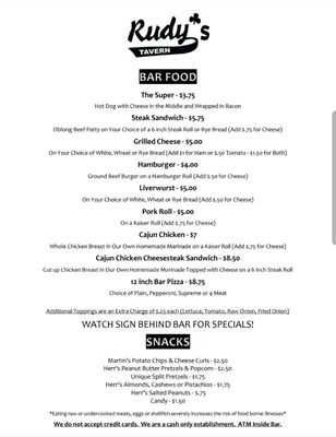 RUDY’S TAVERN - Updated February 2026 - 14 Photos & 38 Reviews - 90 ...
