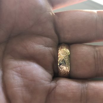 Elson's Goldsmith - Hawaiian Heirloom ring resized and retooled - PERFECT! - Jewelry Near Me - Aiea, Hawaii Elson's Goldsmith - Hawaiian Heirloom ring resized and retooled - PERFECT! - Jewelry Near Me - Aiea, Hawaii