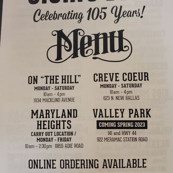 Gioias Deli-Valley Park - Menu - Delis Near Me - Valley Park, Missouri