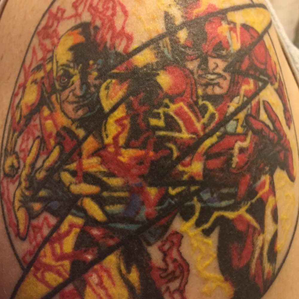 Lark Street Tattoo - Done by Kara. August 2015. Excellent work! Approx 4 by 4. - Tattoo Near Me - Albany, New York Lark Street Tattoo - Done by Kara. August 2015. Excellent work! Approx 4 by 4. - Tattoo Near Me - Albany, New York