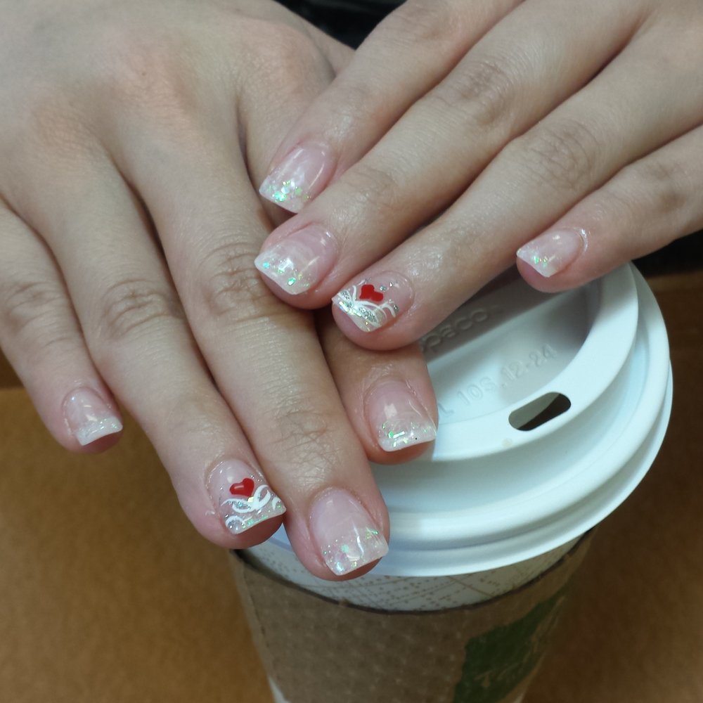 Sunlight Nails Inc - Got my valentines day nails ready!! Love them, they're so cute!! - Nail Salons Near Me - Orlando, Florida Sunlight Nails Inc - Got my valentines day nails ready!! Love them, they're so cute!! - Nail Salons Near Me - Orlando, Florida
