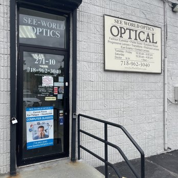See World Optics - See World back entrance with a parking lot. - Optometrists Near Me - New Hyde Park, New York See World Optics - See World back entrance with a parking lot. - Optometrists Near Me - New Hyde Park, New York