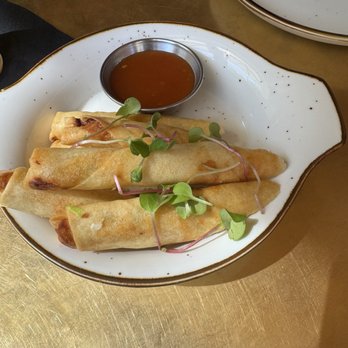 Malaya Eats - Chicken lumpia and sauce - Filipino Near Me - Reno, Nevada
