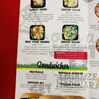 Stoner's Pizza Joint Davie  - Menu - Pizza Near Me - Davie, Florida
