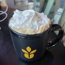 BarleyBean Coffee - Vanilla pistachio rose latte