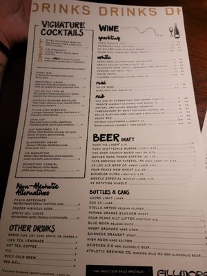 Menu photo 1 The Vig Fillmore Phoenix, AZ