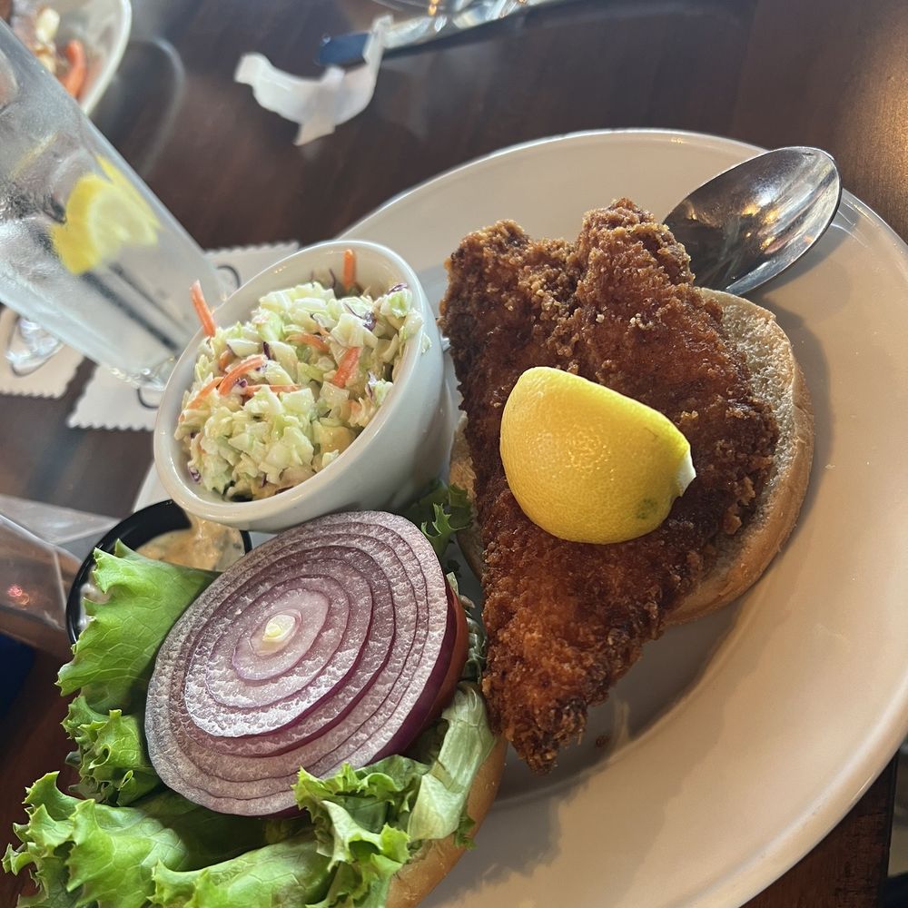 Sailfish Marina - Fried Fish Sandwich - Seafood Near Me - Palm Beach Shores, Florida Sailfish Marina - Fried Fish Sandwich - Seafood Near Me - Palm Beach Shores, Florida