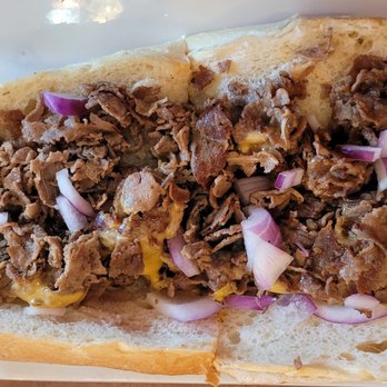 Vinny's Cafe - Cheesesteak with raw onions and mayo - Italian Near Me - Baltimore, Maryland