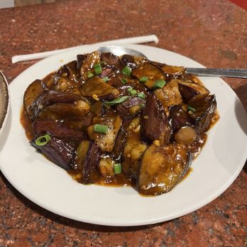 China Family - V2. Eggplant With Garlic Sauce V2. - Chinese Near Me - Austin, Texas China Family - V2. Eggplant With Garlic Sauce V2. - Chinese Near Me - Austin, Texas