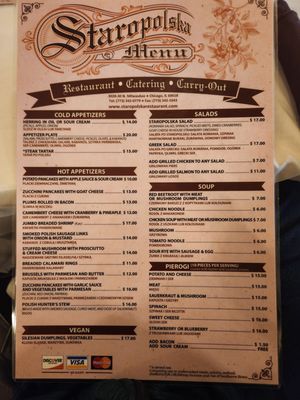 Menu photo 8 Staropolska Restaurant Chicago, IL Menu photo 8 Staropolska Restaurant Chicago, IL