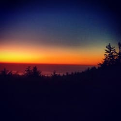 Coos Bay - May not be much in this town but they sure do have gorgeous sunsets.