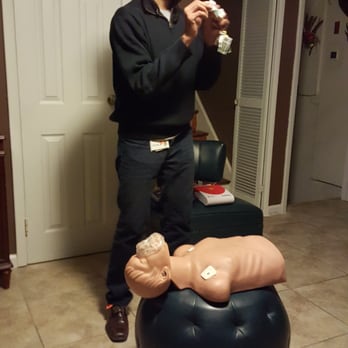 Gear Up With CPR - James in teaching mode. - CPR Classes Near Me - Brooklyn, New York