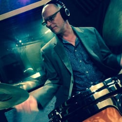 Garey Williams in the Recording Studio.