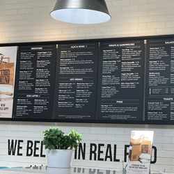 Menu. April 2025