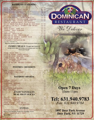 Menu photo 8 Dominican Restaurant 5 Deer Park, NY Menu photo 8 Dominican Restaurant 5 Deer Park, NY