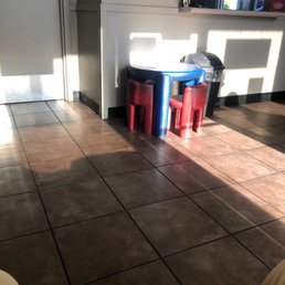 Peep the sketchy kids table.