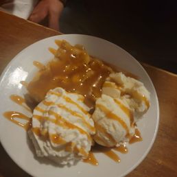 Bread pudding dessert