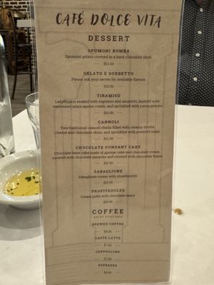 Menu photo 2 Cafe Dolce Vita Gilroy, CA Menu photo 2 Cafe Dolce Vita Gilroy, CA