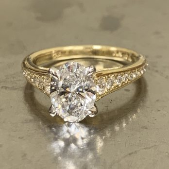 Gold Bloom - Oval diamond engagement ring - Jewelry Near Me - Healdsburg, California Gold Bloom - Oval diamond engagement ring - Jewelry Near Me - Healdsburg, California
