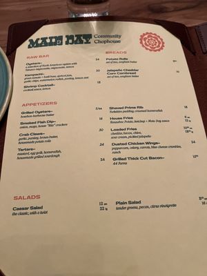 Menu photo 7 Maie Day Austin, TX
