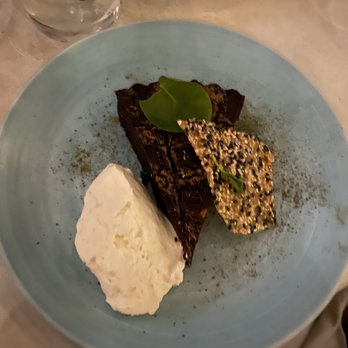 Aba - Double Chocolate Tart - Mediterranean Near Me - Chicago, Illinois Aba - Double Chocolate Tart - Mediterranean Near Me - Chicago, Illinois