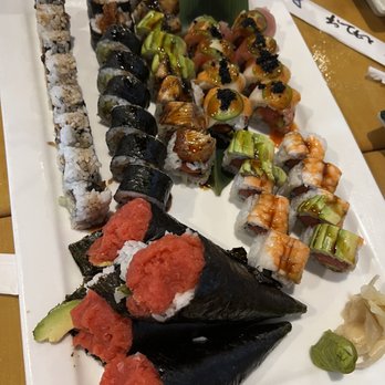 Tokyo Sushi - Drama queen roll Spicy tuna hand roll Eel Roll 6 8 Pcs Dancing Shrimp Roll NY Lover - Sushi Bars Near Me - Orlando, Florida Tokyo Sushi - Drama queen roll Spicy tuna hand roll Eel Roll 6 8 Pcs Dancing Shrimp Roll NY Lover - Sushi Bars Near Me - Orlando, Florida