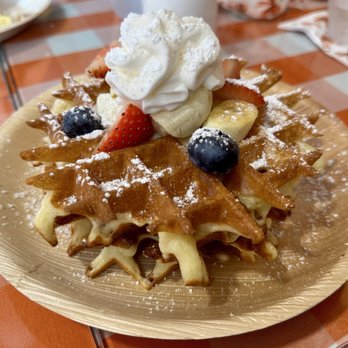 Paul's Place - Belgian waffles (2-stack) - Breakfast & Brunch Near Me - Hilo, Hawaii
