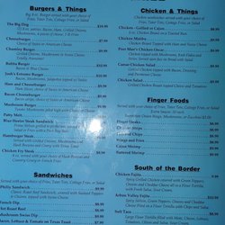 Blue Heeler - Menu