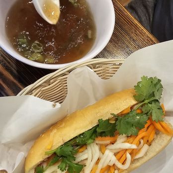 Pho Time Waipahu - Banh Mi with a bowl of soup - Vietnamese Near Me - Waipahu, Hawaii Pho Time Waipahu - Banh Mi with a bowl of soup - Vietnamese Near Me - Waipahu, Hawaii