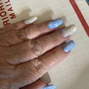 All Star Nails - Christmas party nails - Nail Salons Near Me - Ventura, California