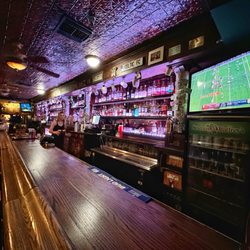 Seamus McCaffrey's - Bar view from end of counter.