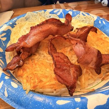 Sunnyside - Bacon, eggs and hash brown breakfast - Breakfast & Brunch Near Me - Wahiawa, Hawaii