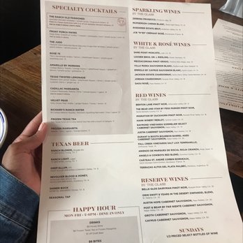 The Ranch - Drink Menu - Steakhouses Near Me - Irving, Texas The Ranch - Drink Menu - Steakhouses Near Me - Irving, Texas
