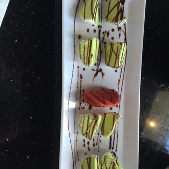 Shiku Sushi - Mochi Green tea ice cream. - Sushi Bars Near Me - La Jolla, California Shiku Sushi - Mochi Green tea ice cream. - Sushi Bars Near Me - La Jolla, California