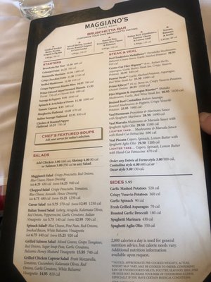 Menu photo 3 Maggiano's Cincinnati, OH