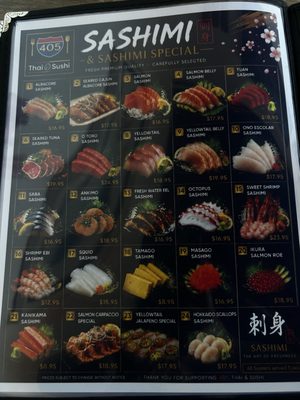 Menu photo 3 405 Thai & Sushi North Hills, CA