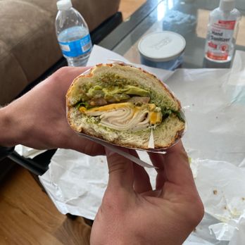 Lou's Cafe - chicken pesto, they gave us turkey and we said no avocado but the sandwich still is good. - Coffee & Tea Near Me - San Francisco, California Lou's Cafe - chicken pesto, they gave us turkey and we said no avocado but the sandwich still is good. - Coffee & Tea Near Me - San Francisco, California